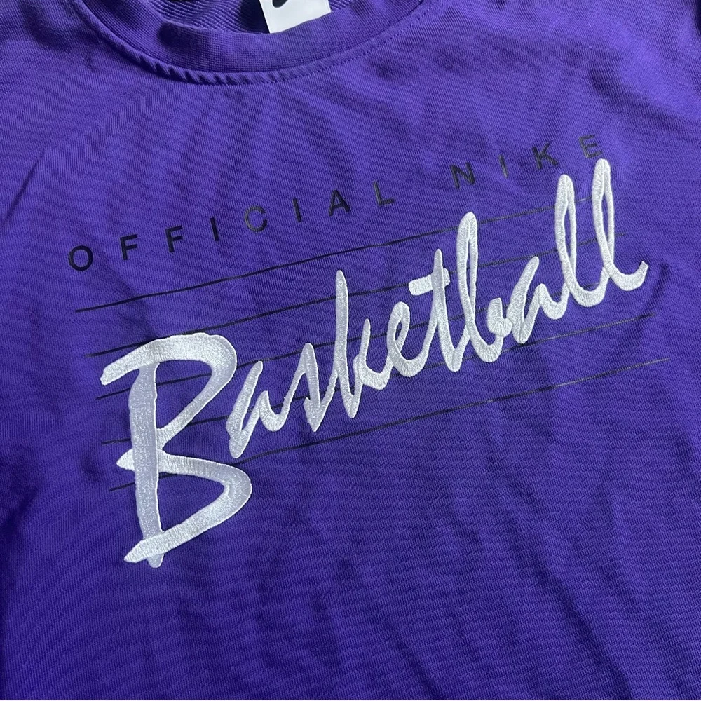 Nike Dri-FIT Standard Issue Official Basketball Sweatshirt Sz S Retro Embroidery - Picture 4 of 13